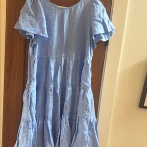 Blue linen Lilly Pulitzer Dress